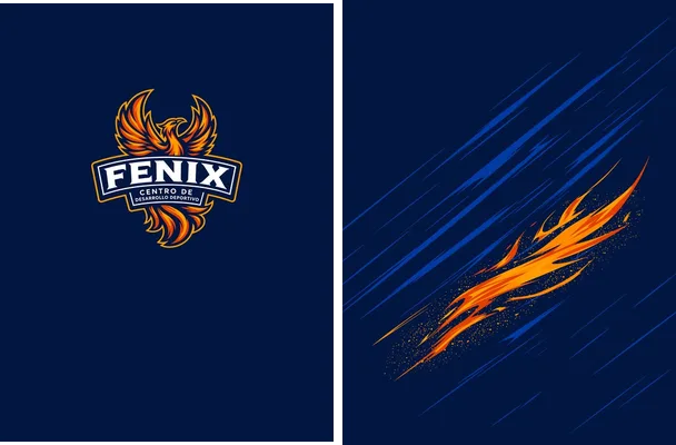 fenix design blue