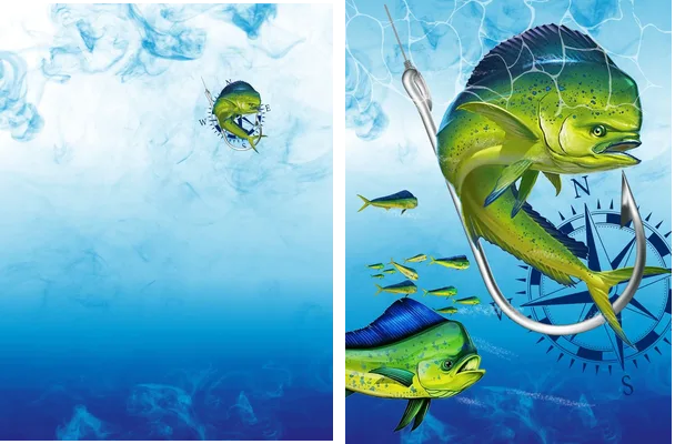 fishing mahi aster concept