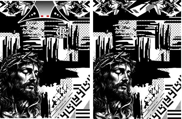 flamengo black cristo grunge