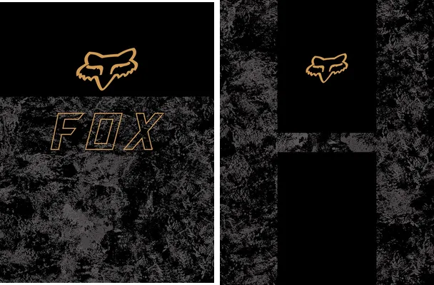 fox designs motocross montain black