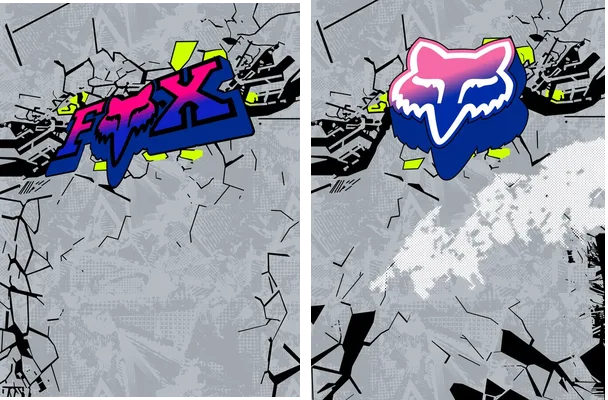 fox motor sport grunge