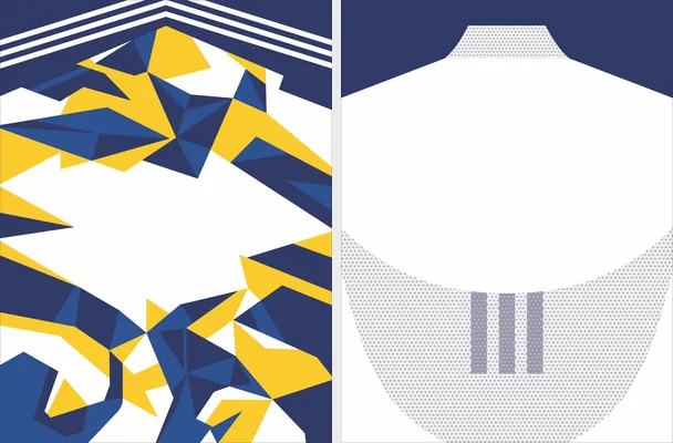 geometric design azul