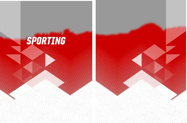 geometric sport red g