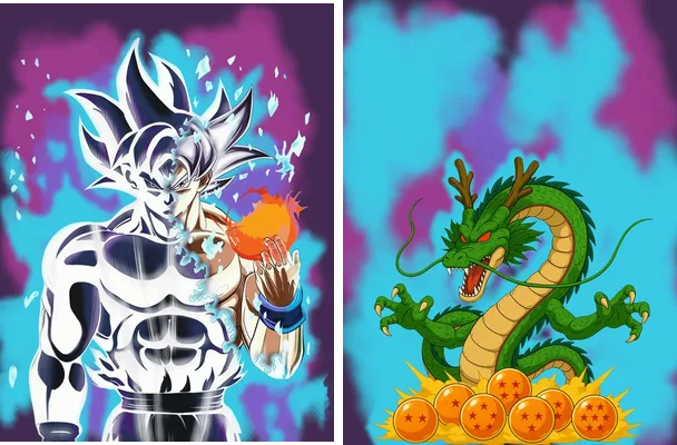 goku sayayin flamas azules