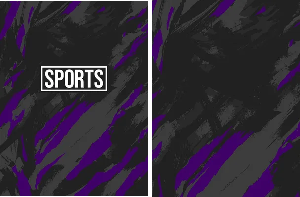 grunge sports black purple