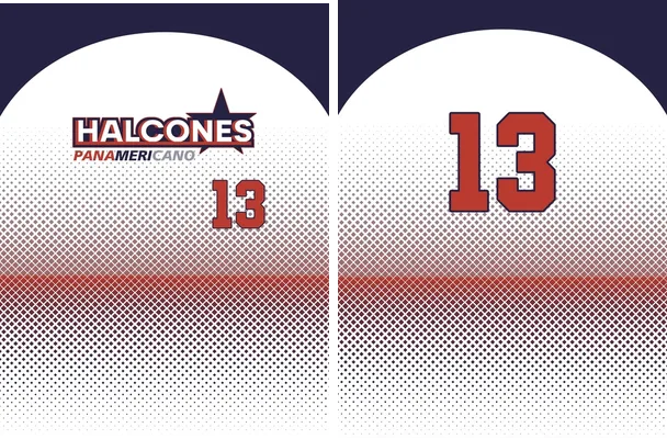 halcones halftone design