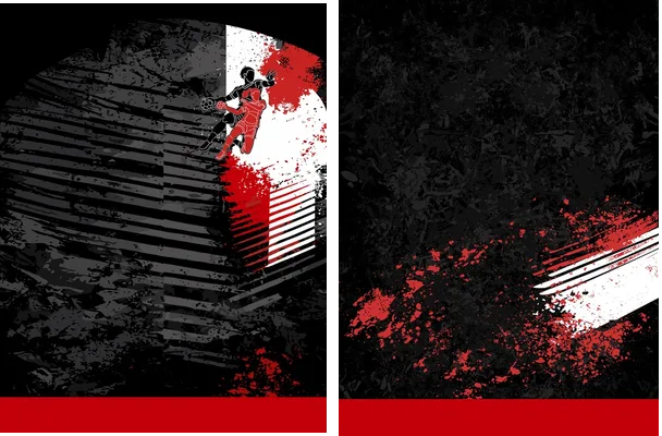 handball dark red grunge