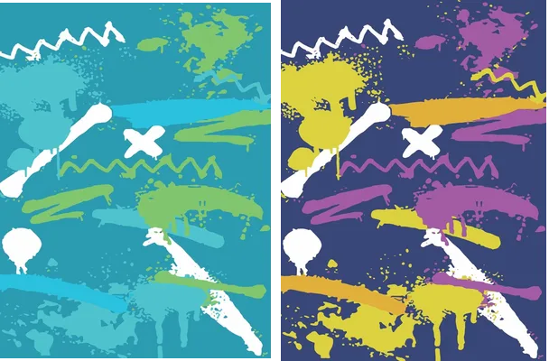 infantil grunge design