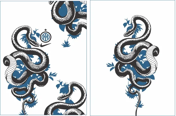 inter de milan concept snake