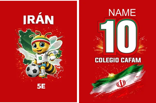 iran bee soccer concept