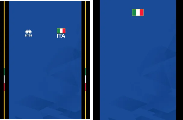 italia voleyball blue