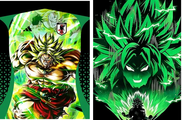 japon green broly dbz