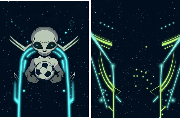 jersey alien star azul
