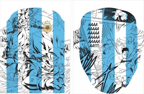 jersey argentina dragon ball