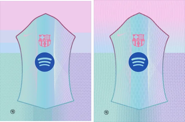 jersey barcelona concept degrade