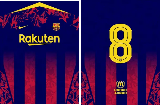 jersey barcelona trama degradado