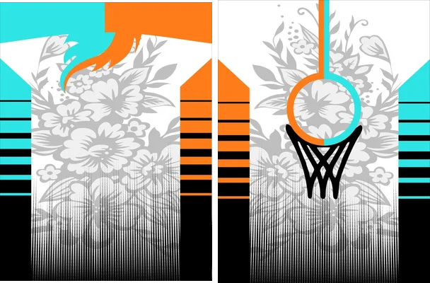 jersey baskethball floral lineal
