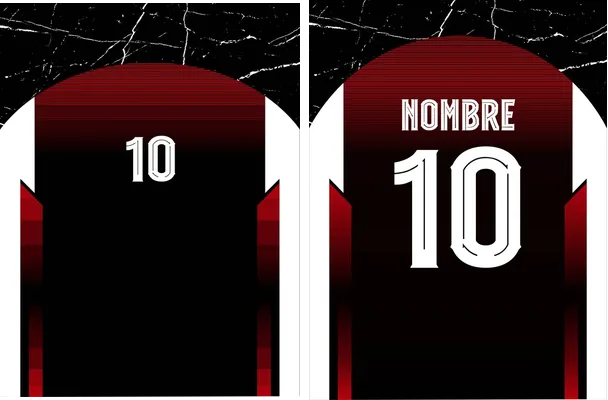 jersey black and red