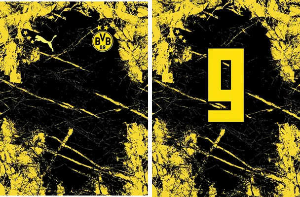 jersey borussia dortmund concept grunge