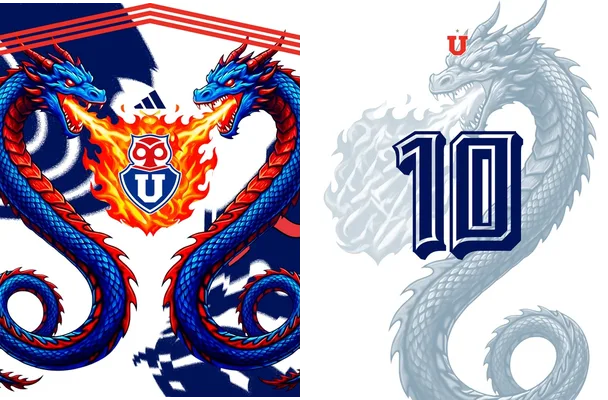 jersey club universidad de chile concept dragon