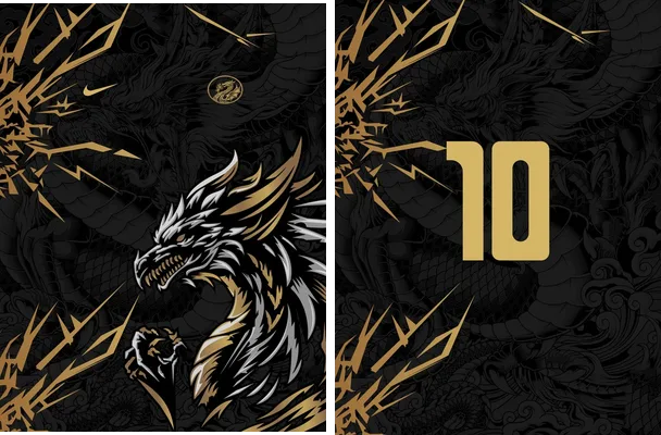 jersey concept dragon black dorado