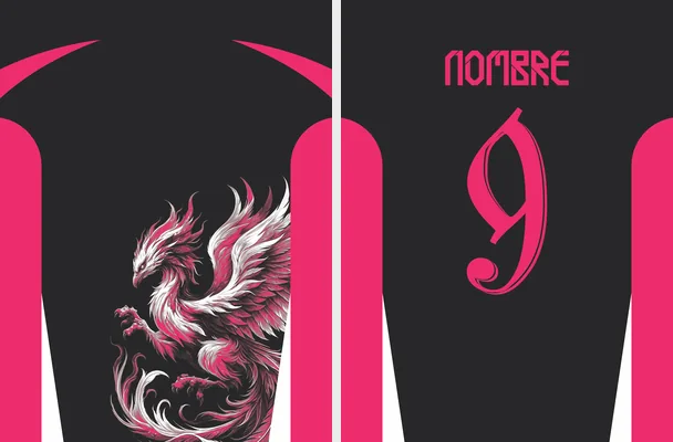 jersey concept fenix black and pink