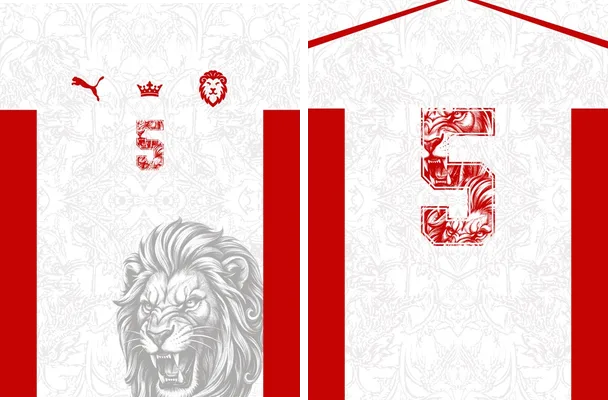jersey concept leon white and red