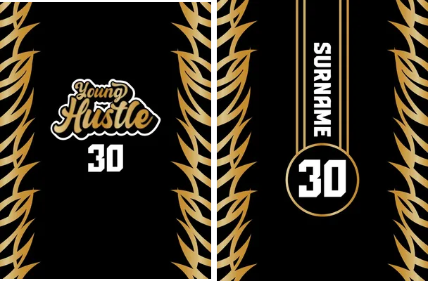 jersey dividi basketball dorado black