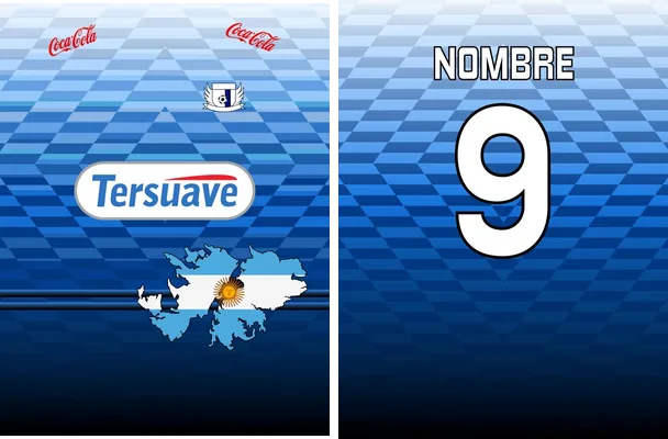 jersey geometric azul degradado