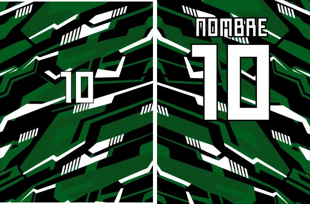 jersey geometric green 2