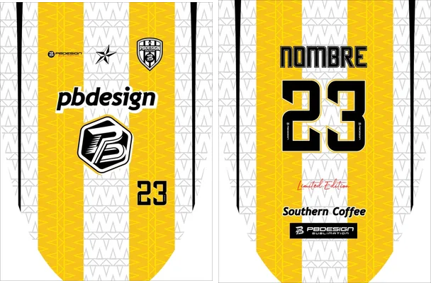 jersey geometric yellow