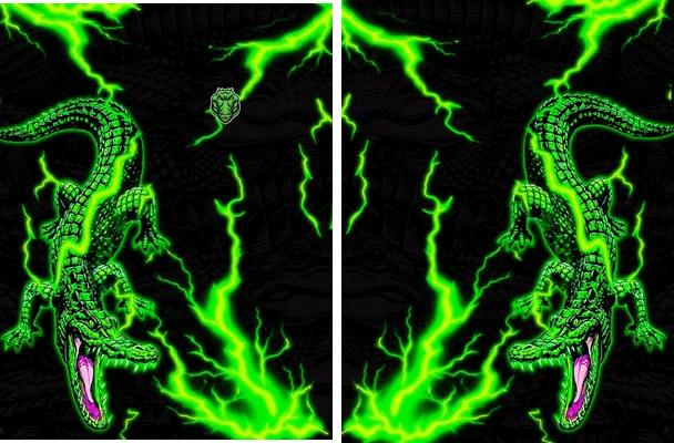 jersey green crocodile