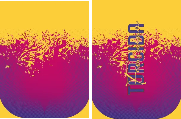 jersey grunge amarillo magenta