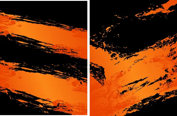 jersey grunge naranja negro