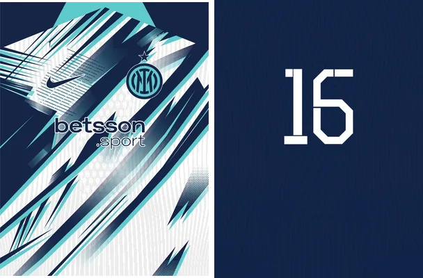 jersey inter de milan lineal degradado