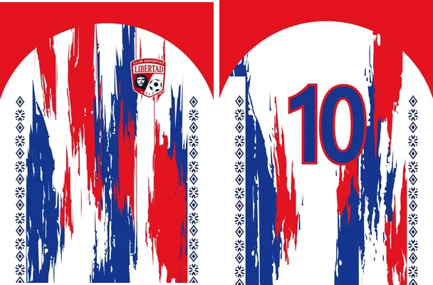 jersey libertad rojo azul