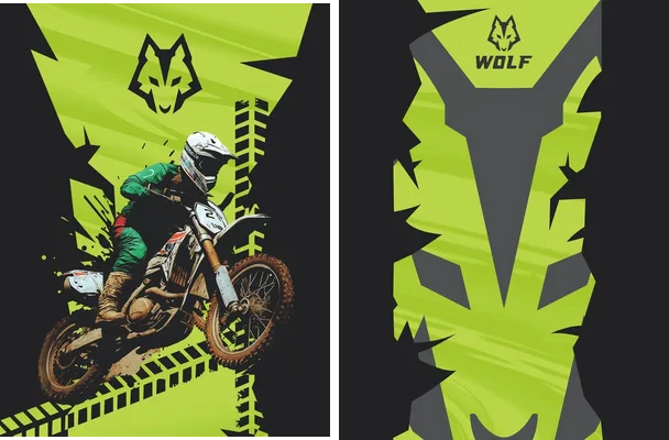 jersey motocross verde