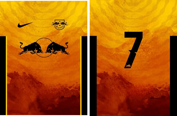 jersey rb leipzig amarillo rojo