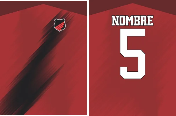 jersey rojo negro grunge