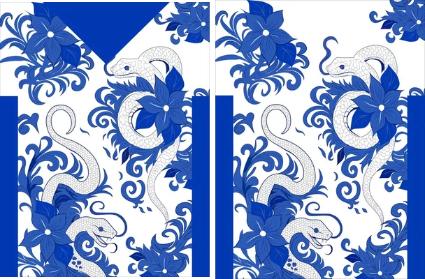 jersey serpiente floral