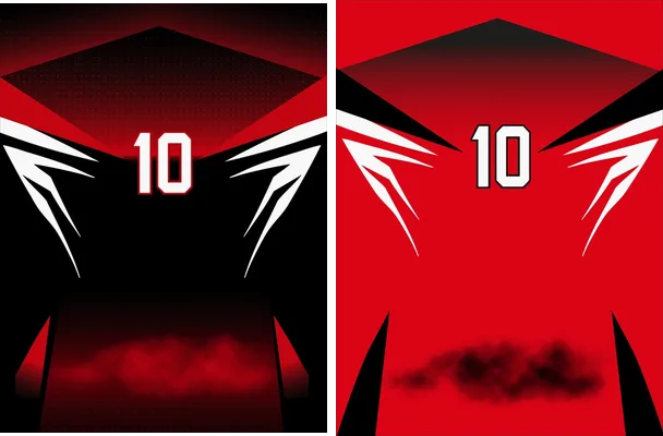 jersey sport red degrade