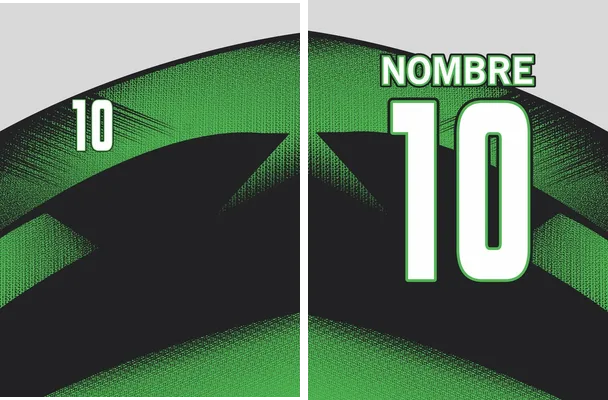 jersey sport verde negro