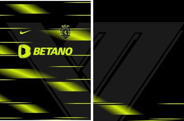 jersey sporting clube de portugal black verde 22 23