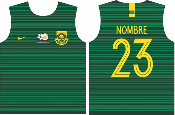 jersey sudafrica 2018 vector para sublimar