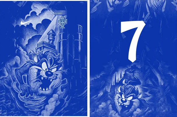 jersey tasmania devil concept blue