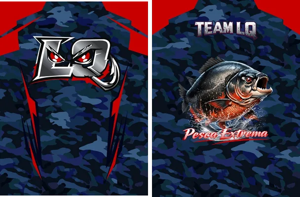 jersey textura camuflaje azul pirana