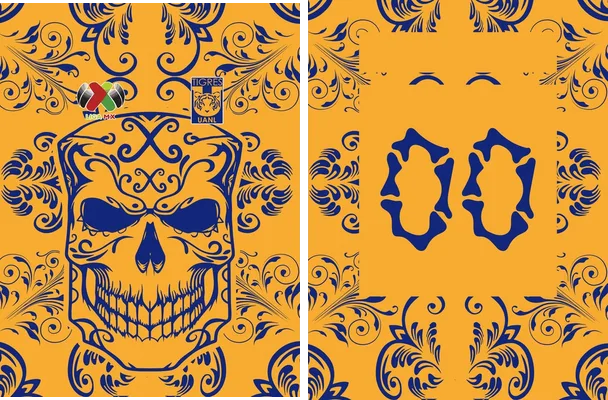 jersey tigres uanl especial dia de muertos amarilla 2023 2024