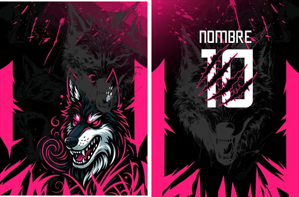 jersey wolf pink