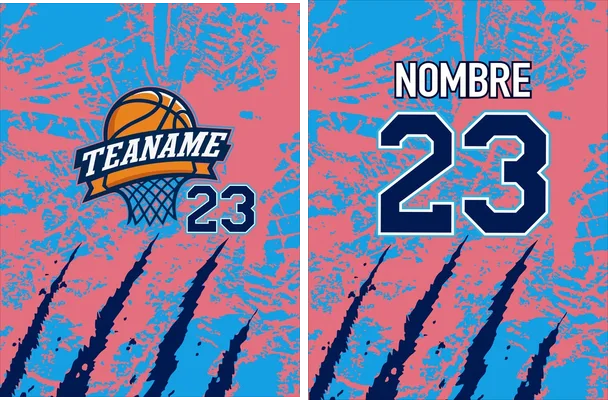 jersie basketball pink