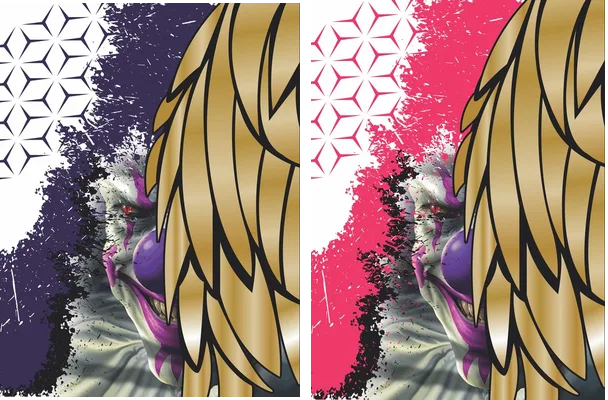 joker golden design